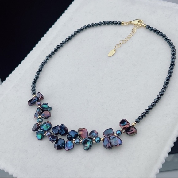 N151 Handmade Freshwater Baroque Pearl Necklace - Picture 7 of 8